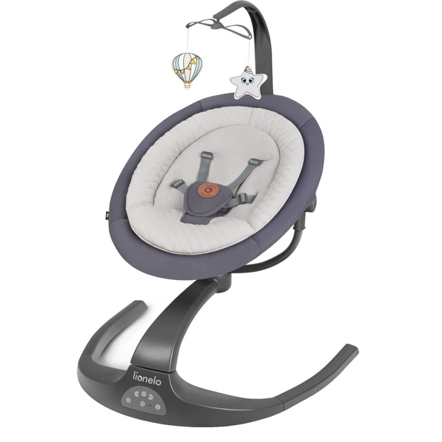 Крісло-гойдалка Lionelo Rina grey concrete (LO-RINA GREY CONCRETE) - picture 1