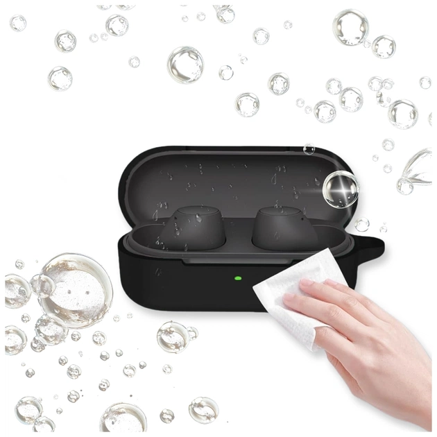 Чохол для навушників BeCover для Sony WF-C510 Black (714839) - picture 5