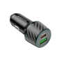Зарядное устройство BOROFONE 1xUSB-C PD30W + 1xUSB QC3.0 48W car adapter black (6941991101175) - уменьшенное изображение 3