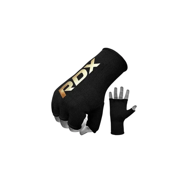 Бинти-рукавиці RDX Inner Black/White S (HYP-IBW-S) - зображення 1