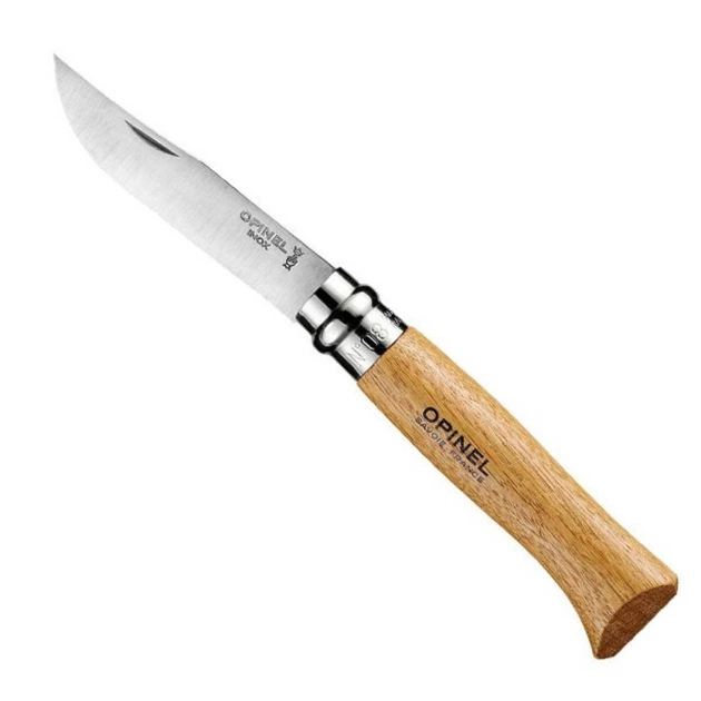 Ніж Opinel №8 Inox VRI, рукоять - дуб, в коробке (002021) - зображення 1