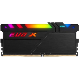 Модуль пам'яті для комп'ютера DDR4 8GB 3200 MHz Evo X Hybrid Independent Light Geil (GEXSB48GB3200C16ASC) зображення 1