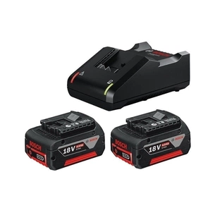 Набір акумулятор + зарядний пристрій Bosch 2xGBA 18Вх4.0Ah + GAL 18V-40 (1.600.A01.9S0) зображення 1