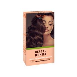 Хна Mayur натуральна Безбарвна з травами 25 г (4820230950564) зображення 1