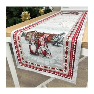 Доріжка на стіл Прованс гобеленова Snowfall 40х140 см (23403) зображення 1
