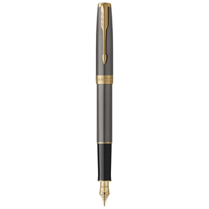 Ручка пір'яна Parker SONNET 17 Grey Lacquer GT  FP F (86 415) зображення 1