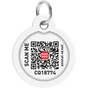 Адресник для тварин WAUDOG Smart ID з QR паспортом "Мілітарі" круг 30 мм (230-4026) - уменьшенное изображение 3