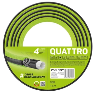 Шланг для поливу Cellfast QUATTRO, 1/2', 25м, 4 шари, до 20 Бар, -10…+50°C (10-065) изображение 1