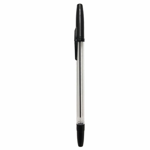 Ручка кулькова H-Tone 0,7 мм, чорна, уп. 50 шт (PEN-HT-JJ20101C-B) зображення 1