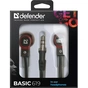 Навушники Defender Basic 619 Black-Red (63619) - зменшене зображення 3