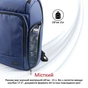 Рюкзак для ноутбука Promate 17.3" TrekPack-BP Blue (trekpack-bp.blue) - зменшене зображення 3