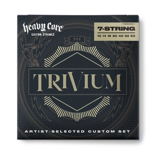 Струни для гітари Jim Dunlop Trivium String Lab Series Guitar Strings 10-63 | 7-String (TVMN1063-7) зображення 1