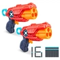 Іграшкова зброя Zuru X-Shot Red Набір швидкострільних бластерів EXCEL MK 3 Double (2 бластира, 3 банки, 16 патронів) (36432R) - зменшене зображення 2