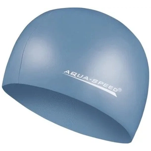 Шапка для плавання Aqua Speed Mega 100-22 синій металік Уні OSFM (5908217635525) зображення 1