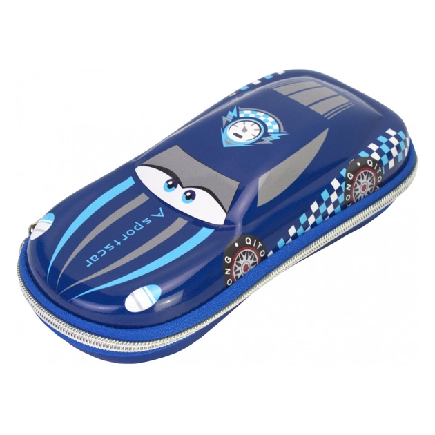Пенал Cool For School Объемный 3D 1 отделение Голубой (QT-5645-Blue) - изображение 1