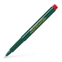 Лайнер Faber-Castell ручка капиллярная FINEPEN 1511 Document красный 0,4 мм (2203) - уменьшенное изображение 1