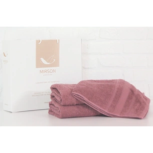 Рушник MirSon набір банних №5083 Elite SoftNess Violet 50х90, 70х140, 100х (2200003182897) зображення 1