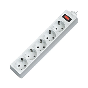 Мережевий фільтр живлення Defender ES 5m 5 роз. white (99483) зображення 1