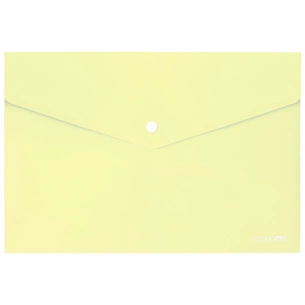 Папка - конверт Economix А4 180 мкм, непрозора, пастельна жовта (E31301-85) зображення 1