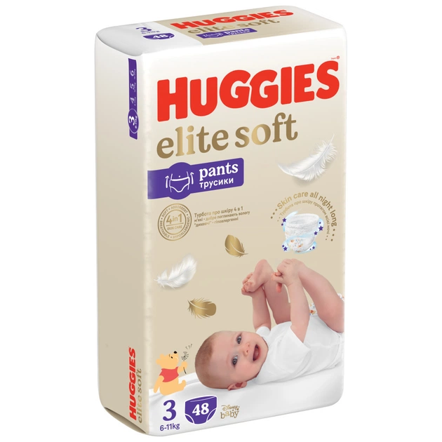 Підгузки Huggies Elite Soft 3 (6-11 кг) Mega 48 шт (5029053549293) - picture 3