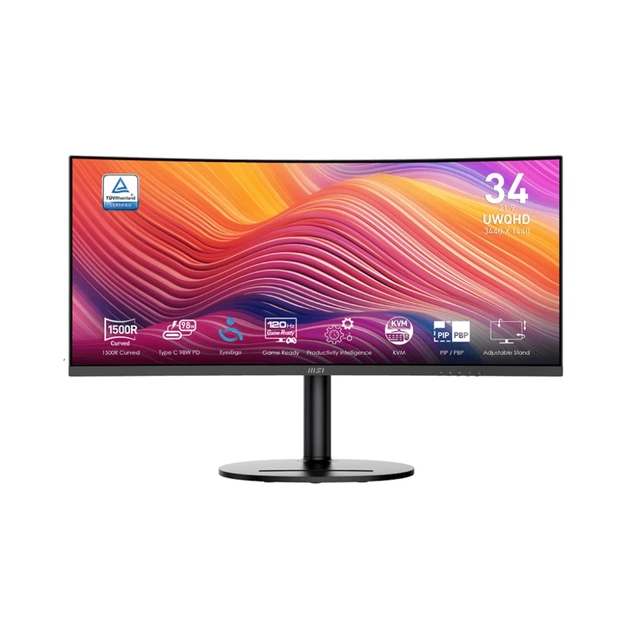 Монітор MSI Modern MD342CQP - зображення 1