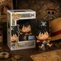 Фигурка Funko Pop серии Большой куш – Луффи с флагом (91970) - уменьшенное изображение 3