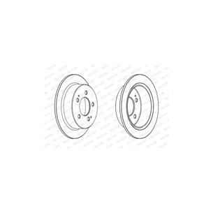 Гальмівний диск FERODO DDF1753C зображення 1