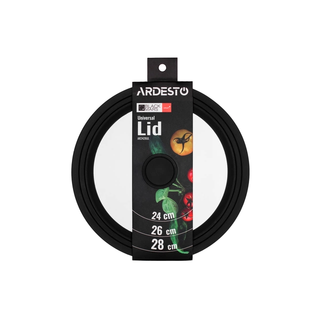 Кришка для посуду Ardesto Black Mars Smart 24/26/28 см (AR2428UL) - picture 2