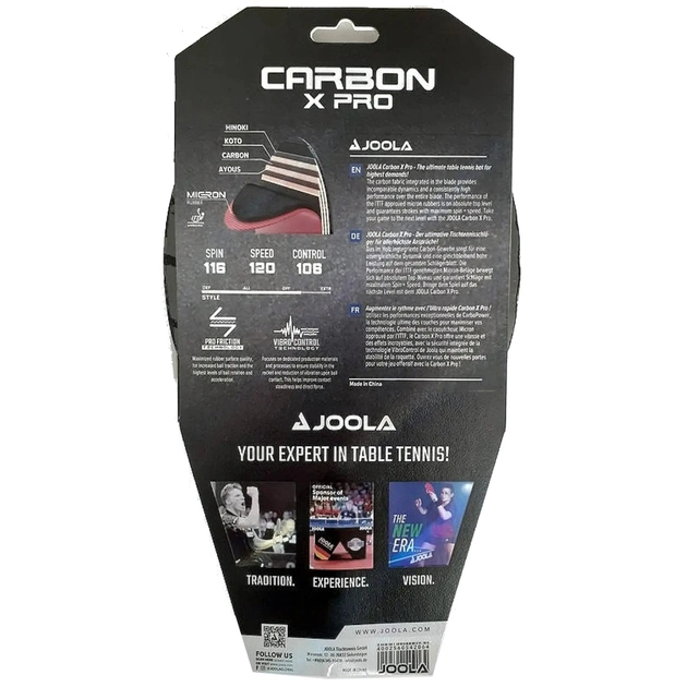 Ракетка для настільного тенісу Joola Carbon X Pro (54206) (930758) - picture 3