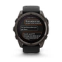 Смарт-годинник Garmin fenix 8 51mm,Saph Solar,CrbnGry Ti/Blk,Blk/PblGryBnd (010-02907-11/010-02907-70) - зменшене зображення 10