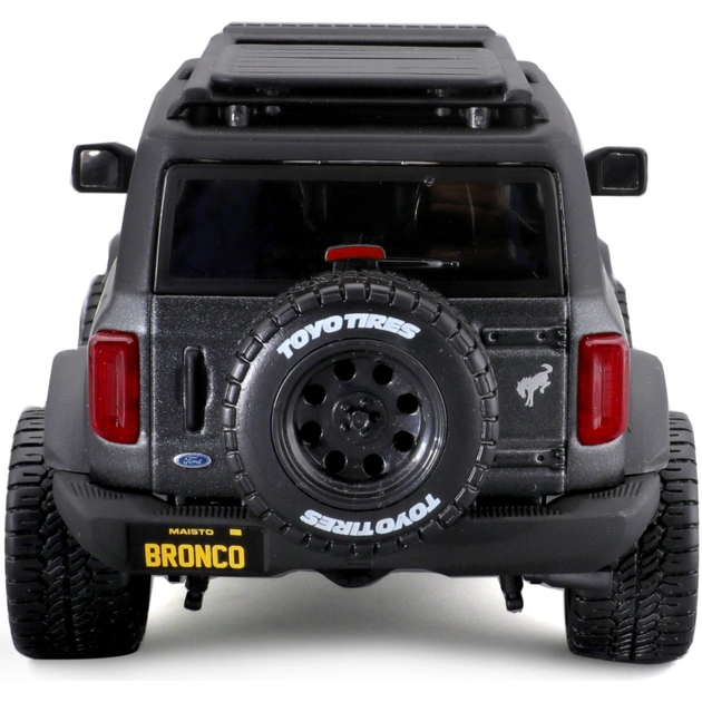Машина Maisto Ford Bronco 2021 Badlands 1:24 Сірий металік (32541 met. grey) - picture 6