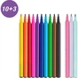 Фломастеры Faber-Castell Единорог 10 цветов + 3 пастельных металлика + наклейки в картонной коробке (32632) - уменьшенное изображение 5