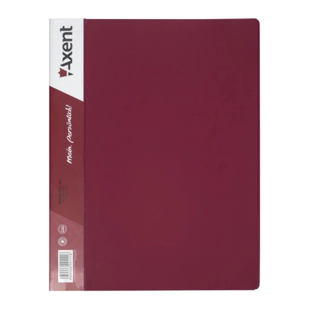 Папка-скоросшиватель Axent А4, burgundy (1304-04-А) - изображение 1