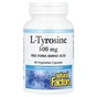 Вітамінно-мінеральний комплекс Natural Factors L-тирозин, 1000 мг, L-Tyrosine, 60 вегетаріанських капсул (NFS-02803) - зменшене зображення 1