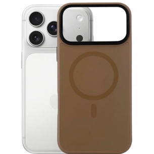 Чохол до мобільного телефона BeCover FIBRA ArcLine MagSafe Apple iPhone 17 Pro Brown (715383) зображення 1