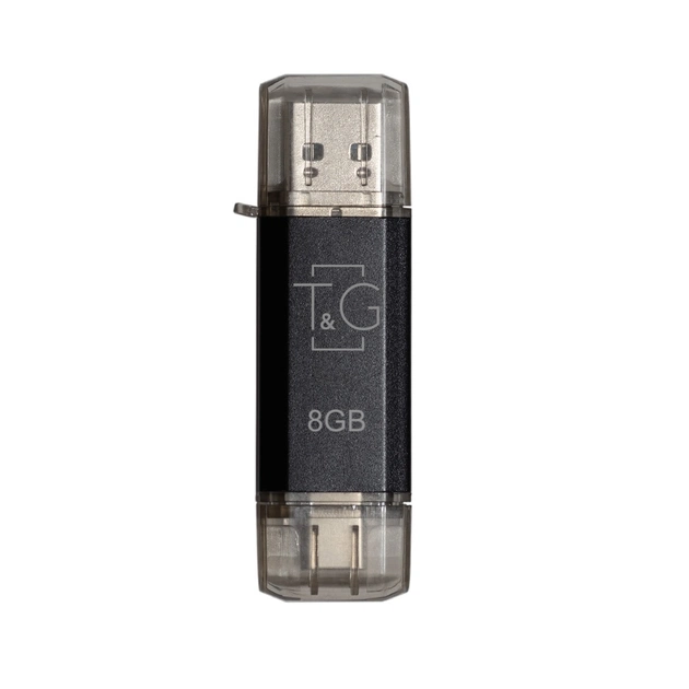 Флеш-накопичувач USB 8GB Type-C T&G 009 Star Series Black (TG009TC-8GBK) - зображення 1