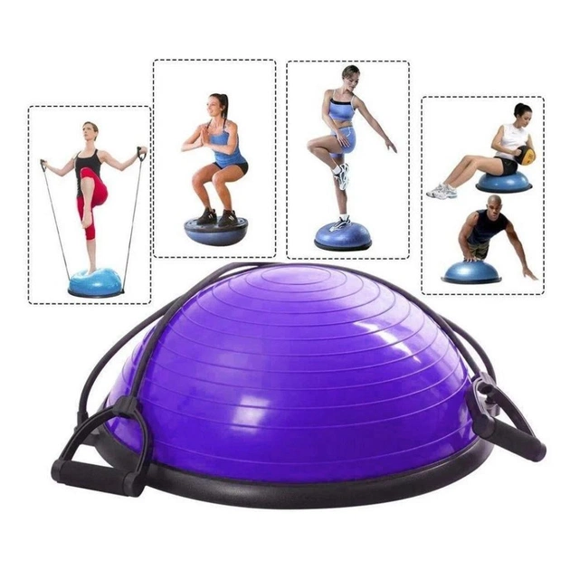 Балансувальна платформа Power System Balance Ball Set (PS-4023_Purple) - зображення 3
