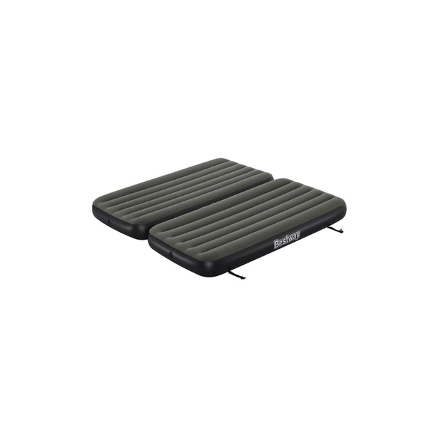Матрац надувний BestWay 3в1 99 х 188 х 25/51 см Чорний (BW 67922) - изображение 1