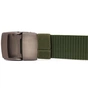 Ремінь Vintage З металевою пряжкою з текстилю Зелений (20595) - уменьшенное изображение 6