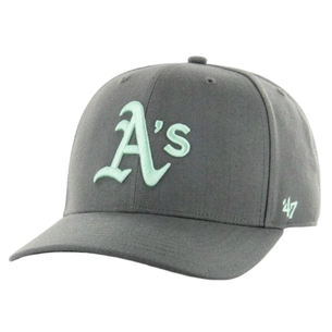 Кепка 47 Brand DP OAKLAND ATHLETICS B-CLZOE18WBP-CC графіт, бірюзовий (196895641197) зображення 1