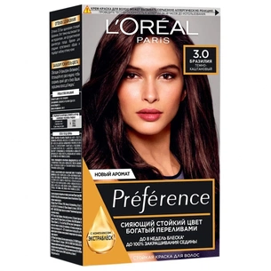 Фарба для волосся L'Oreal Paris Preference 3 - Темно-каштановий (3600521355312) зображення 1