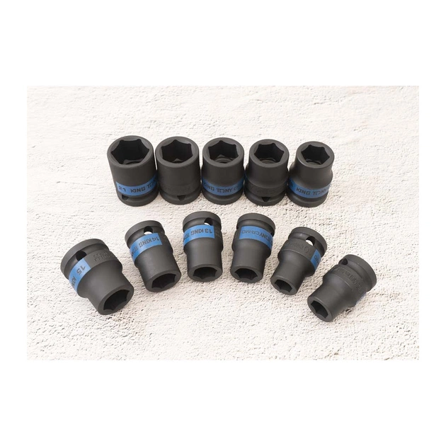 Набір головок KING TONY 1/2" ударних 11 шт. 10 - 21 мм (4412MP) - picture 6