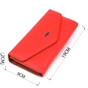 Гаманець Kivi З екошкіри флотар Яскраво-червоний (19063) - зменшене зображення 4
