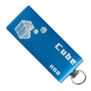 USB флеш накопичувач Goodram 8Gb Cube blue (PD8GH2GRCUBR9) зображення 1