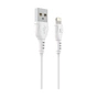 Дата кабель USB 2.0 AM to Lightning 1.0m PVC white Wibrand (WI.DC/BO1W-UL) - зменшене зображення 1