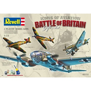 Збірна модель Revell Літаки Battle of Britain 1:72 4 шт (5711) зображення 1