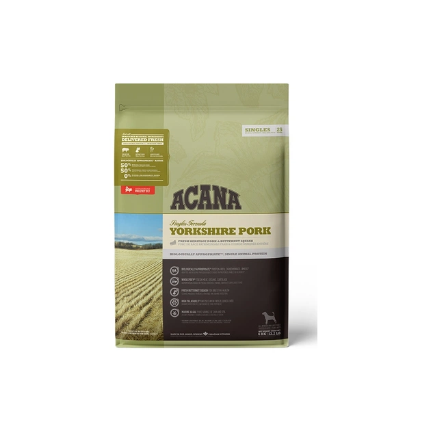 Сухой корм для собак ACANA Yorkshire Pork 6 кг (0064992572600) - изображение 1