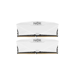 Модуль пам'яті для комп'ютера DDR4 16GB (2x8GB) 3200 MHz NOX RGB White Apacer (AH4U16G32C28YNWAA-2) зображення 1