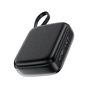Батарея універсальна Acefast 10000mAh, 20W, PD, QC/3.0, build Type-C cable, M15, Black (6974316283973) - зменшене зображення 3