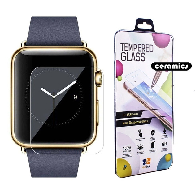 Плівка захисна Drobak Ceramics Apple Watch SE 40mm (2 шт) 313120 (313120) - зображення 1